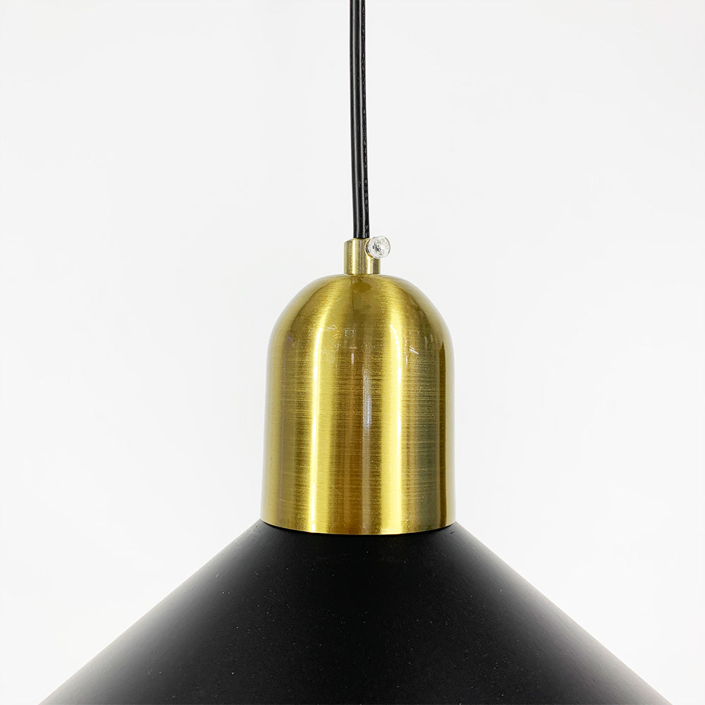 Підвісний світильник Simple D350 1xE27 Black + Gold 250218-200001501