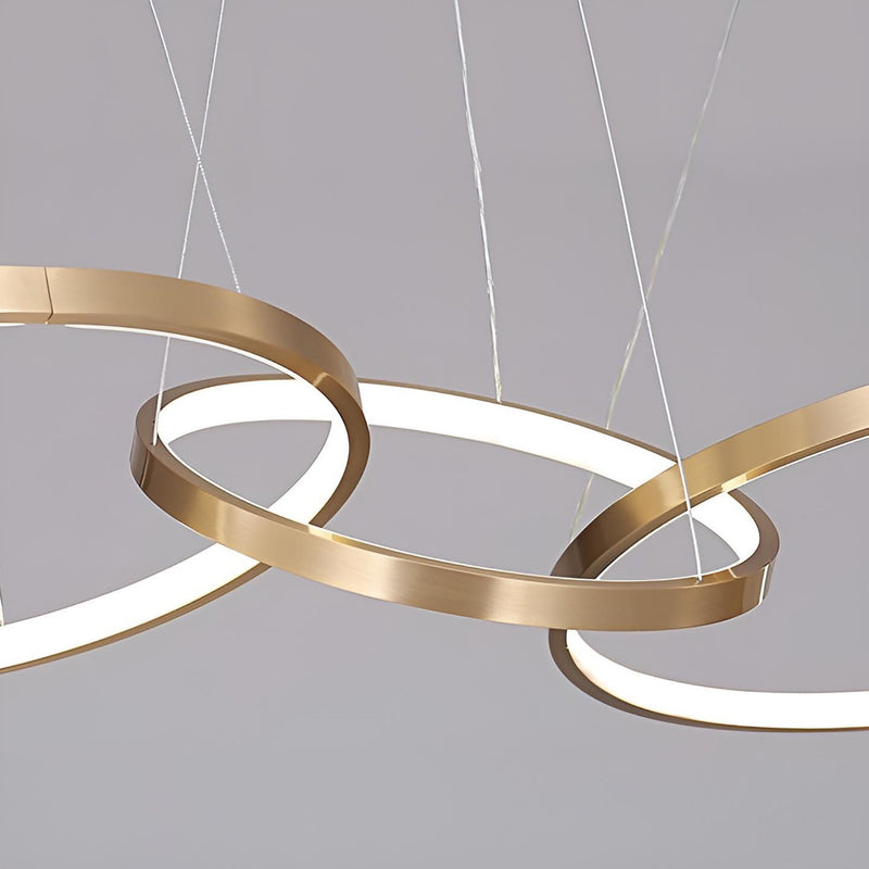 Підвісний світильник Chain rings L1000 Led 12W 4000K Gold 230835-200000289