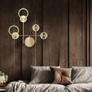 Настінний світильник Molecular L620 Led 28W Gold 250219-200001456