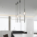 Підвісний світильник Vertical tubes D-8см Led 10W 3000K 4000K 6000K Black 250610-200001664