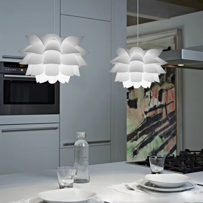 Підвісні світильники Flower H(max)1600 1xE27 D300 / D350 / D400 / D450 White 250118-200001411
