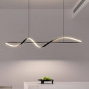 Підвісний світильник Wave gemo L-100см Led 25W 3000K 4000K 6000K Black 250619-200001663