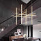 Підвісний світильник Lattice L81-см Led 64W / L121-см Led 80W / L176-см Led 106W 4000K Black / Gold 250410-200001633