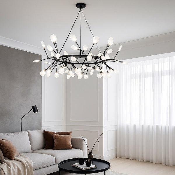 Підвісний світильник Tree D-105см 54xG4 Black + White 250618-200001688