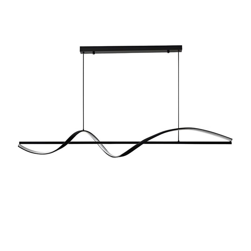 Підвісний світильник Wave gemo L-100см Led 25W 3000K 4000K 6000K Black 250619-200001663