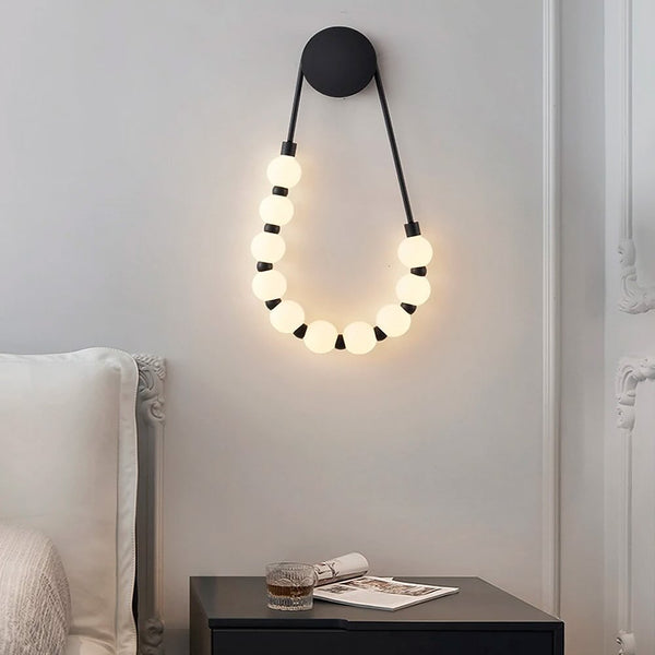 Настінний світильник Necklace Black H570 Led 13W 3500K 231218-200000601