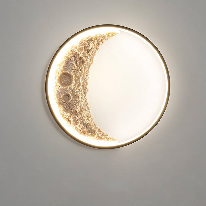 Настінний світильник Moon base D420 Led 16W 3000K 4000K 6000K Black 241218-200001341