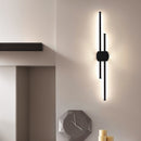 Настінні світильники 2 lines 3000K 4000K 6000K H600 Led 20W / H900 Led 30W / H1200 Led 40W Black 241219-200001310
