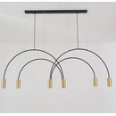 Підвісний світильник Led outil 6 L1300 6xGU10 Black + Gold 241076-200001108