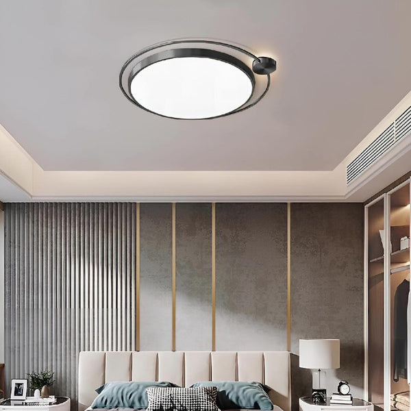 Стельовий світильник Black / Gold orbit Ceiling D500 Led 38W 3000K 4000K 6000K 240410-200000801