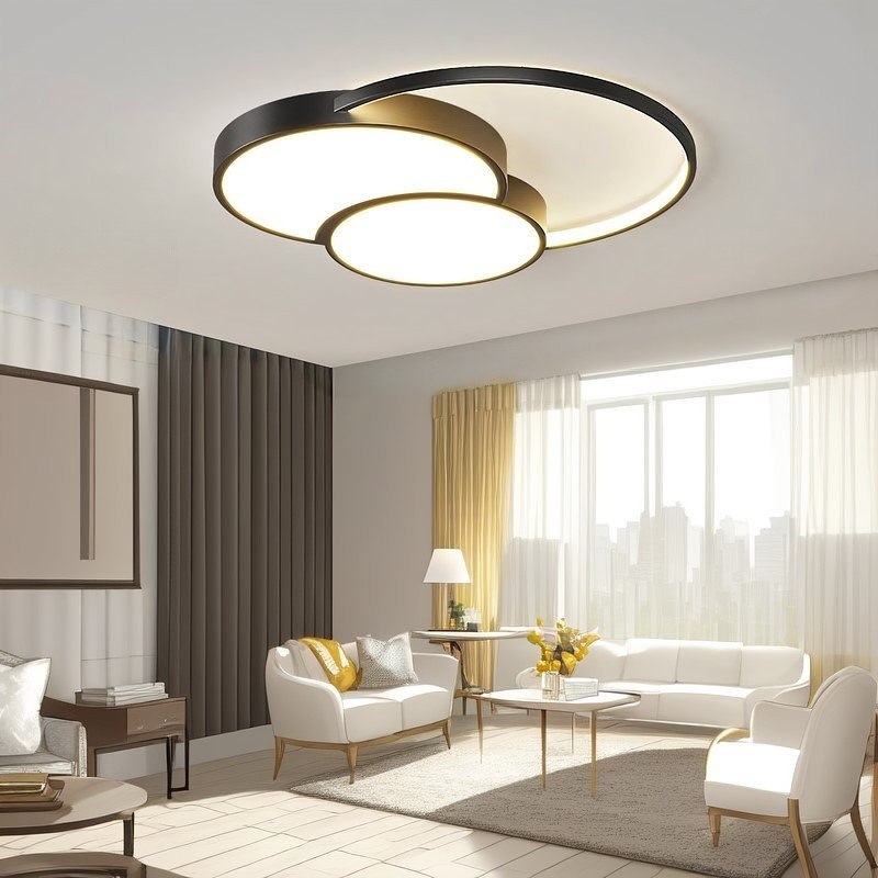 Стельові світильники Trio circle L500 Led 60W 3000K 4000K 6000K White / Black 240675-200000961