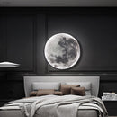 Настінний світильник Natural Moon D800 Led 38W 3000K 4000K 6000K Black 240110-200000701