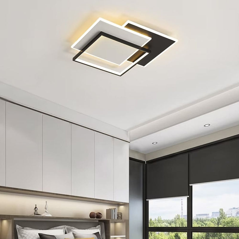 Стельовий світильник Geometry L650 Led 73W 3000K 4000K 6000K Black + White 250218-200001505
