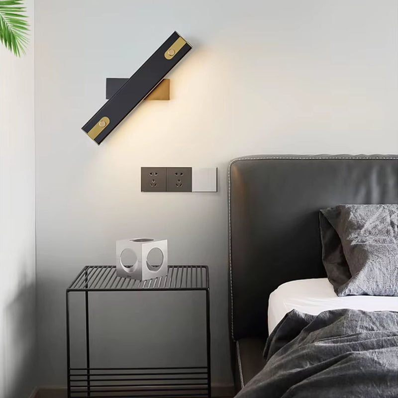 Настінний світильник Turn L310 Led 6W 3000K 4000K 6000K Black + Gold 250118-200001367
