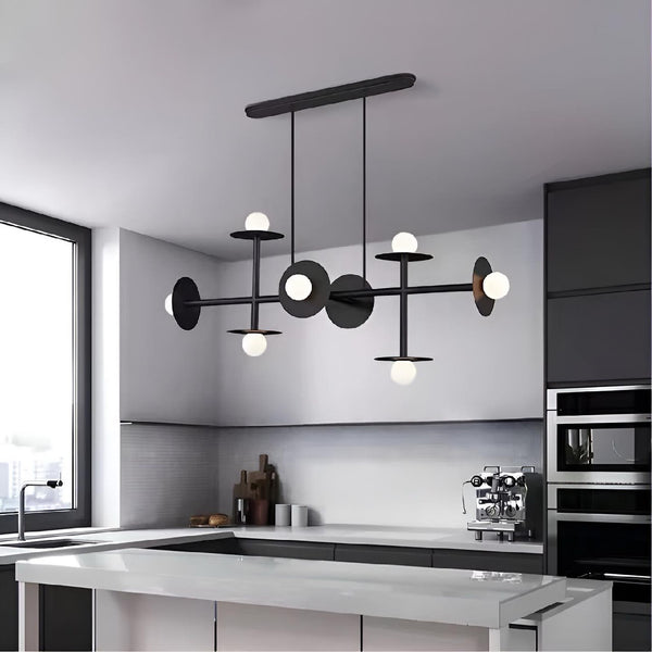 Підвісний світильник Campo Luce L1300 8xG9 Black + White 231118-200000568