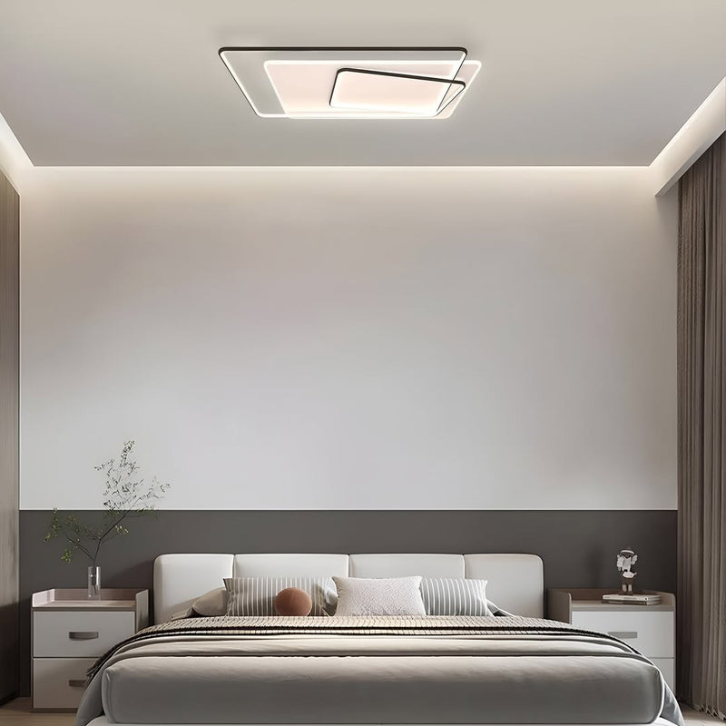 Стельовий світильник Geometry L-48.5 см Led 70W 3000K 4000K 6000K Black + White 250631-200001654