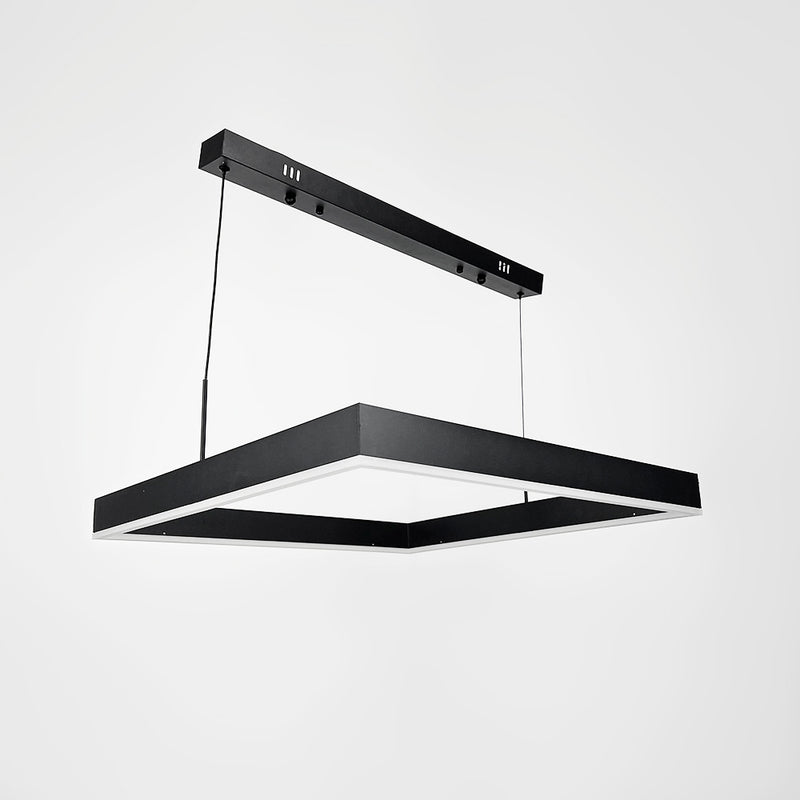 Підвісний світильник Square D600 Led 53W 3000K 4000K 6000K Black 250218-200001513