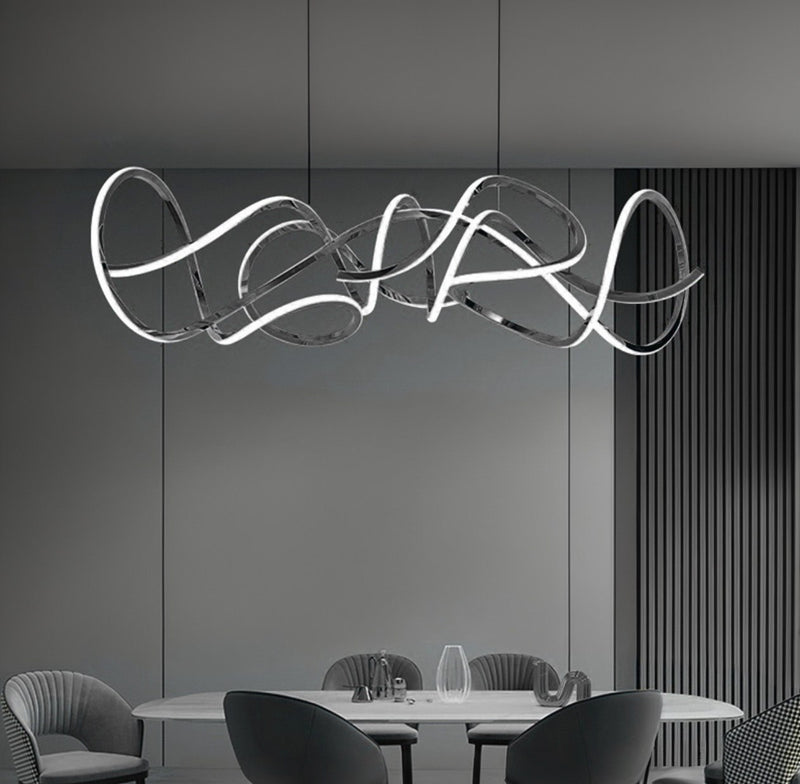 Підвісний світильник Quasar wave L100 led 66W 3000K 4000K 6000K Black 250122-200001361