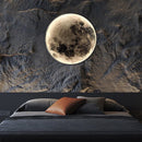 Настінний світильник Natural Moon D800 Led 38W 3000K 4000K 6000K Black 240110-200000701