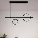 Підвісний світильник Black ideal geometry L1000 Led 55W 3000K 4000K 6000K Black 241010-200001104