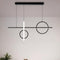 Підвісний світильник Black ideal geometry L1000 Led 55W 3000K 4000K 6000K Black 241010-200001104