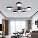 Стельовий світильник Люстра Wooden Ceiling Black D890 Led 60W 4100K Black 240527-200000905