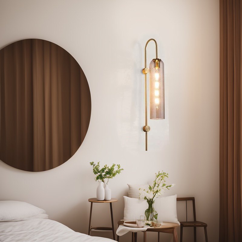 Настінний світильник White flower H770 Led 15W Gold + Amber 241222-200001330
