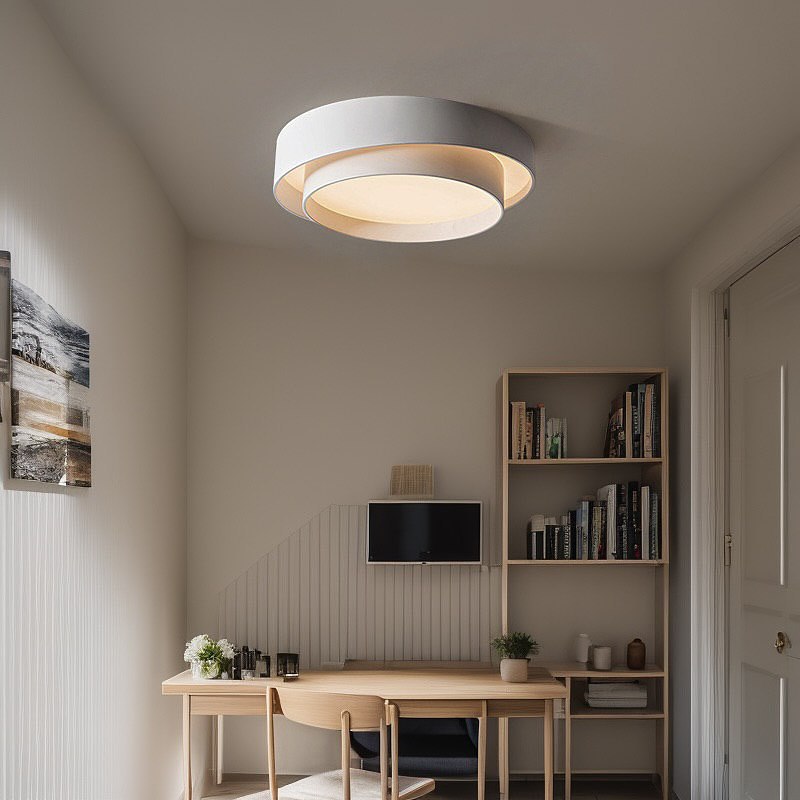 Стельовий світильник Ledos white D500 Led 55W 3000K 4000K 6000K White 250118-200001433