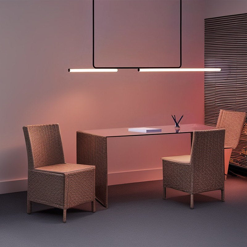Підвісні світильники Simple long L1500 Led 28W / L1800 Led 34W 4000K Black + White 250210-200001537