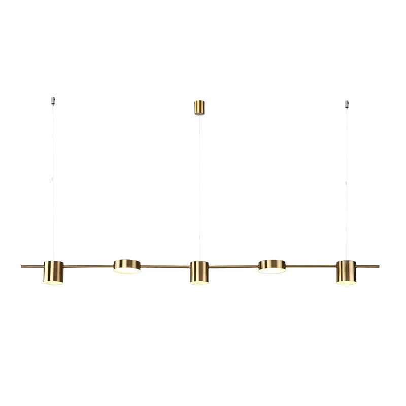 Підвісні світильники Ray Boshi L750 Led 24W / L1200 Led 40W / L1500 Led 48W Black / Gold 240622-200000984