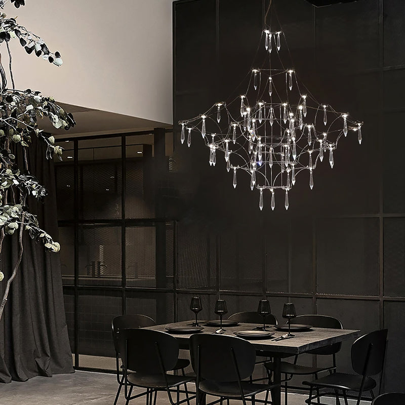 Підвісний світильник Rain D800 Led 19W 3000K 4000K 6000K Chrome 250118-200001435