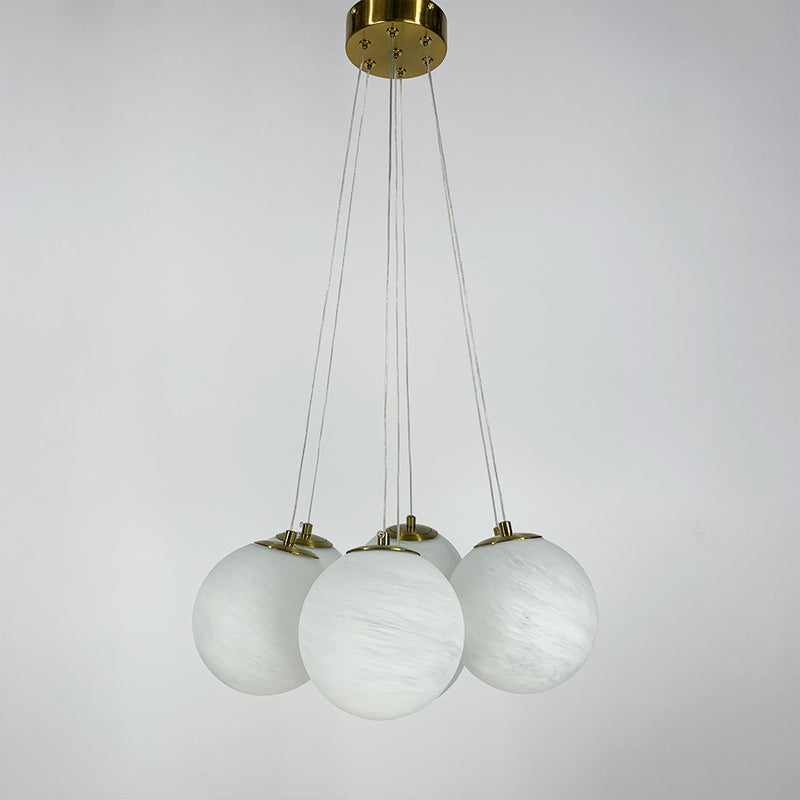 Підвісний світильник Grapes 7 L450 7xE27 Gold + White 250218-200001541