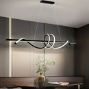 Підвісний світильник Gemo wave 3 led curly L1000 Led 66W 3000K 4000K 6000K Black 250149-200001357