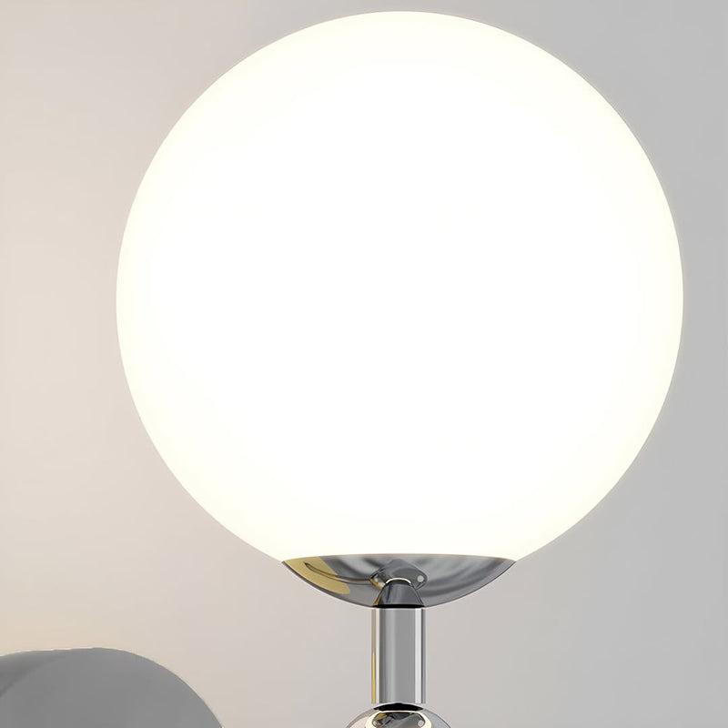 Настінний світильник Faro Bollo D-15см E27 Chrome + White 250676-200001667
