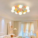Стельові світильники Fiores rainbow D550 6xE27 / D720 8xE27 Gold + Colorful 240110-200000677
