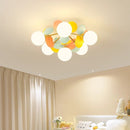 Стельові світильники Fiores rainbow D550 6xE27 / D720 8xE27 Gold + Colorful 240110-200000677