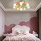 Стельові світильники Fiores rainbow D550 6xE27 / D720 8xE27 Gold + Colorful 240110-200000677