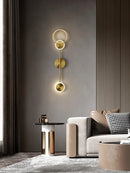 Настінний світильник Molecular 2 Circles H510 Led 18W 4100K Bronze 230919-200000373