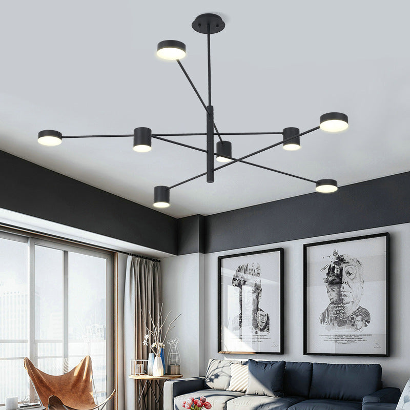 Підвісний світильник Супутник Black D1100 Led 40W 3000K 4000K 6000K 240518-200000870