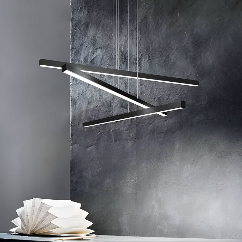 Підвісний світильник Geometry L-80см Led 59W 3000K 4000K 6000K Black 250618-200001679