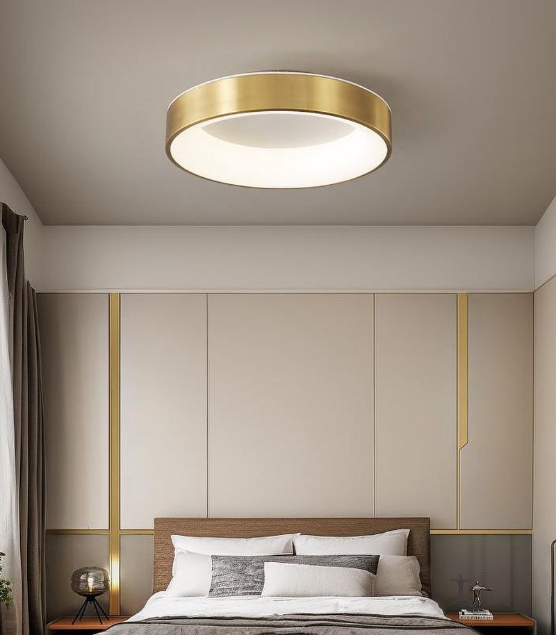 Стельові світильники Ceiling Gold H100 3000K 4000K 6000K D300 Led 25W / D400 Led 35W / D500 Led 45W 241210-200001311