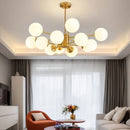 Підвісний світильник Wendy gold L1110 12xE27 Gold + White 241018-200001101