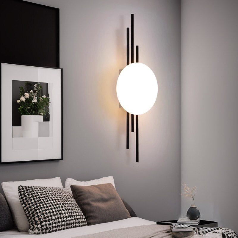 Настінний світильник Trinity ball D160 Led 7W Black + White 241222-200001323