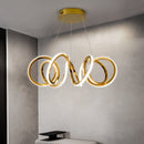 Підвісні світильники Curly Ring Titanium Gold 3000K 4000K 6000K L500 Led 69W / L700 Led 83W 240118-200000661