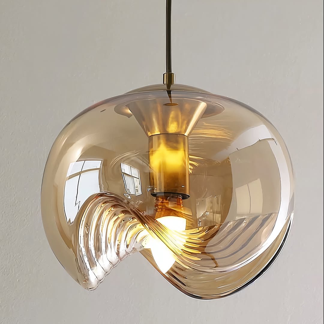 Підвісний світильник Wavy ball D250 1xE27 Amber 250222-200001515