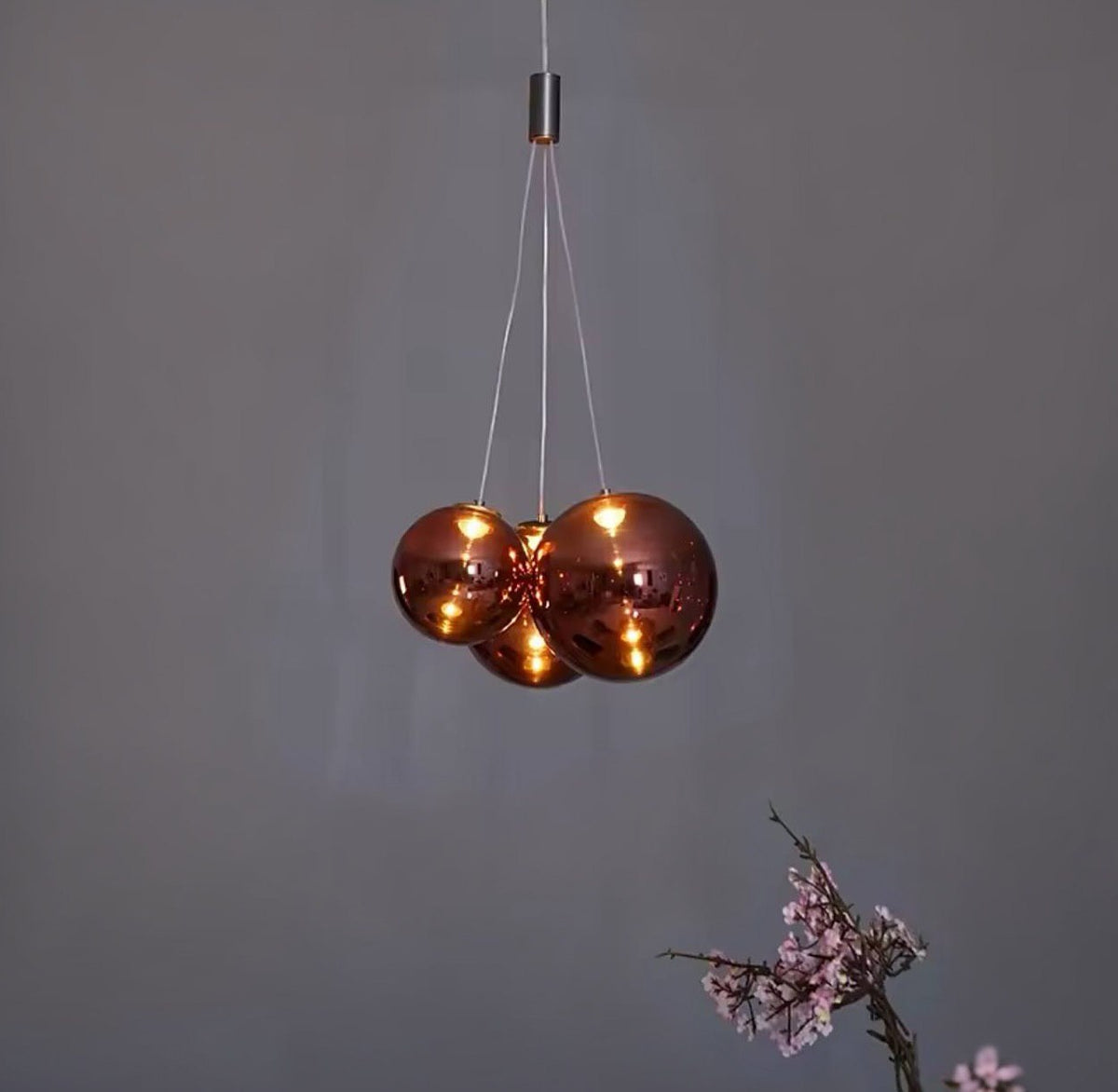 Підвісний світильник Cherry D300 3xG4 Copper 241222-200001308