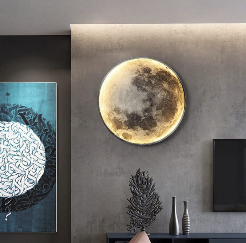 Настінний світильник Moon 60 D600 Led 27W 4000K Black 250318-200001546