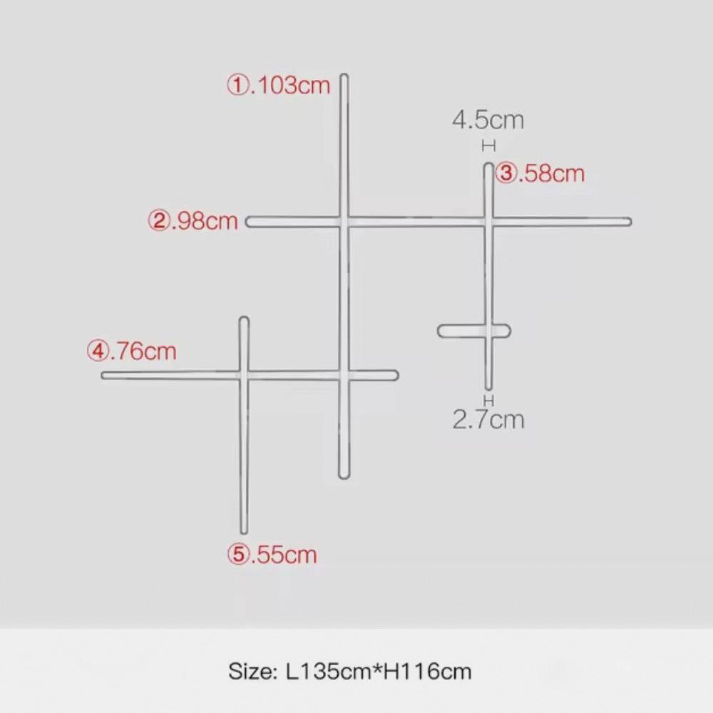 Настінний світильник Geometry H1160 Led 4000K Black 250318-200001545
