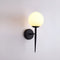 Настінний світильник Faro Bollo D-14см E27 Black + White 250618-200001669