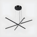 Підвісний світильник Geometry L-80см Led 59W 3000K 4000K 6000K Black 250618-200001679